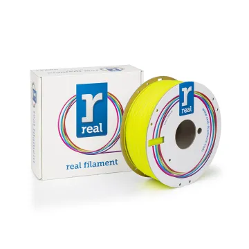 REAL PLA 3D Printer Filament - Fluorescent Yellow - spool of 1Kg - 2.85mm (REALPLAFYELLOW1000MM3)