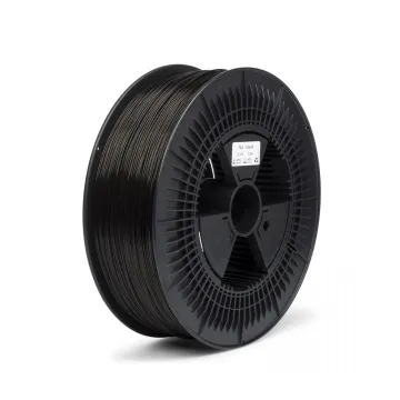 REAL PETG 3D Printer Filament - Black- spool of 1Kg - 2.85mm (REALPETGRBLACK1000MM285)