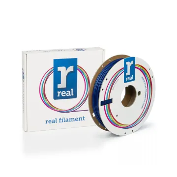 REAL PLA 3D Printer Filament - Sparkle Sapphire Blue - spool of 0.5Kg – 2.85mm (REALPLASPRKBLUE500MM285)