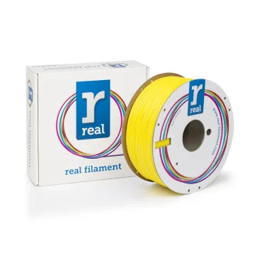REAL ABS 3D Printer Filament - Yellow - spool of 1Kg - 2.85mm (REALABSYELLOW1000MM3)