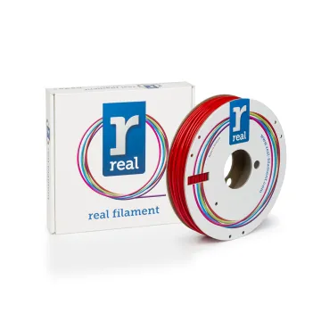 REAL PETG 3D Printer Filament - Red - spool of 0.5Kg - 1.75mm (REALPETGSRED500MM175)