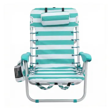 Songmics Beach Chair White/Green 68x63x75cm (GCB62JW) (SNGGCB62JW)