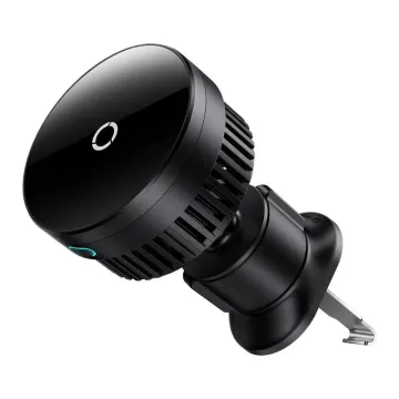 Baseus Car Mount for Phone with Case and Wireless Charging 15W Black (C40164100121-01) (BASC40164100121-01)