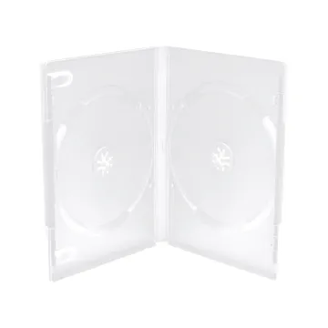 MediaRange DVD Case for 2 Discs 14mm machine packing grade Frosted/Transparent (MRBOX26-M)