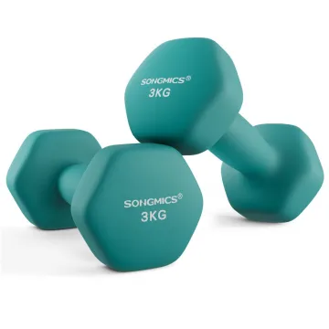 Songmics σετ 2 Αλτήρες 3 κιλών, γαλαζοπράσινο (SYL906Q01) (SNGSYL906Q01)
