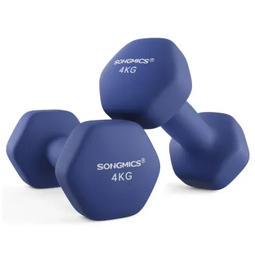 Songmics σετ 2 Αλτήρες 4 κιλών, μπλέ (SYL908Q01) (SNGSYL908Q01)