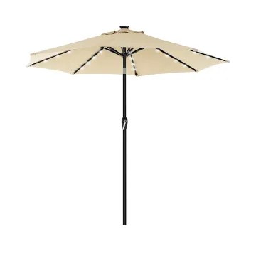 SONGMICS Ομπρέλα Δαπέδου Στρογγυλή 180 g/m² Beige (GPU040M01) (SNGGPU040M01)