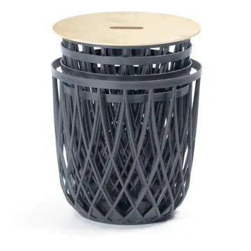 Prosperplast Uniqubo Multipurpuse Basket 390mm Grey (IKUB35W-S433) (PSPIKUB35W-S433)