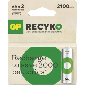 GP ReCyko 2600mAh rechargeable batteries AA / R6 Ni-MH (GPB20654)
