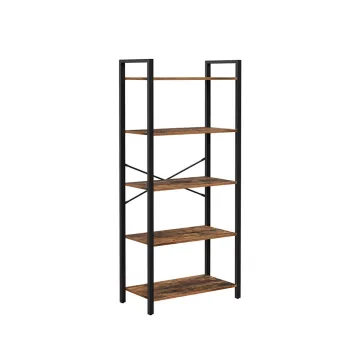 Vasagle Μεταλλική Βιβλιοθήκη με 5 Ράφια 66 x 30 x 153 cm (LLS061B01) (VASLLS061B01)