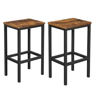 Vasagle Σετ Μεταλλικά Σκαμπό Bar 40 x 30 x 65 cm 2 τμχ (LBC65X) (VASLBC65X)