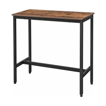 Vasagle Μεταλλικό Ορθογώνιο Τραπέζι - Bar 100 x 40 x 90 cm (LBT10X) (VASLBT10X)