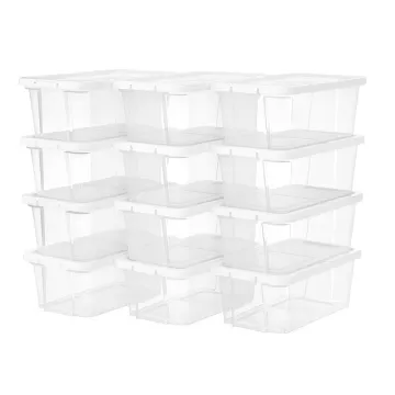 Songmics σετ Αποθηκευτικά Κουτιά 12 τμχ (LSP12WT) (SNGLSP12WT)