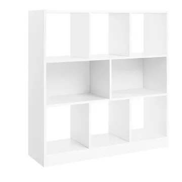 Vasagle Ξύλινη Βιβλιοθήκη με 8 Ράφια 97.5 x 30 x 100 cm Χρώματος Λευκό (LBC52WT) (VASLBC52WT)
