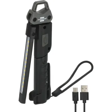 Brennenstuhl HL 400 AC Αναδιπλούμενος Επαναφορτιζόμενος Φακός Εργασίας LED με 3 Πηγές Φωτός 400lm, 120lm και 200lm (1173730002) (BNN1173730002)