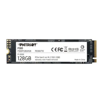 Patriot P300 128 GB PCIe 3.0 x4 NVMe 1.3 M.2 2280 (P300P128GM28) (PATRP300P128GM28)