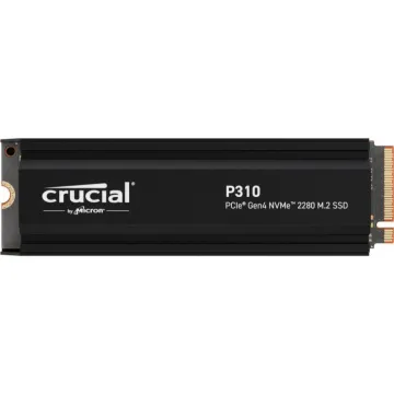 Crucial P310 Gen4 2280 2TB NVMe PCIe M.2 SSD mit Heatsink (CT2000P310SSD5) (CRUCT2000P310SSD5)