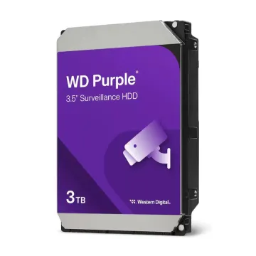 Western Digital Εσωτερικός Σκληρός Δίσκος 3TB (CMR) (Purple 3.5