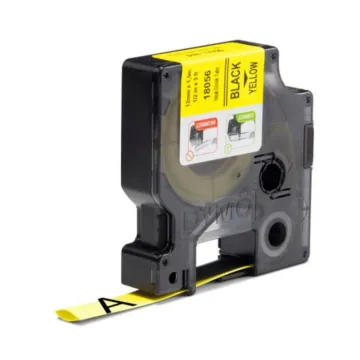 Ταινία Ετικετογράφου DYMO Ind Rhino Tape Permanent Polyester Black On Metallic 9mm (SS071817) (DYM18485)