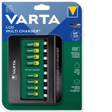 Varta LCD UNIVERSAL CHARGER PLUS 57688 Rechargeable battery charger Ni-MH (VART18658)