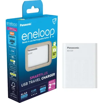 Panasonic R03/AAA Eneloop 800mAh Ni-MH Battery Charger BK-4MCDE (PAN19641)