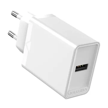 VENTION 3-Port USB (C+C+A) GaN Charger (65W/30W/30W) EU-Plug White (FEDW0-EU) (VENFEDW0-EU)
