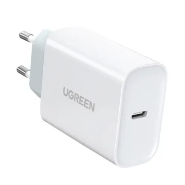Ugreen Φορτιστής Χωρίς Καλώδιο με Θύρα USB-C Power Delivery Λευκός (70161B) (UGR70161B)