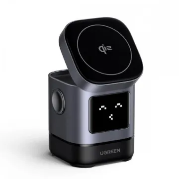 Ugreen Ασύρματος Φορτιστής Qi2 15W Black (45775) (UGR45775)