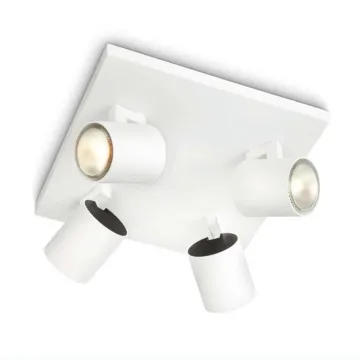 Philips Φωτιστικό Οροφής Σποτ myLiving Runner 4x GU10 White (PHI530943112)