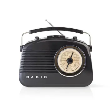 Nedis Φορητό Ραδιόφωνο Ρεύματος / Μπαταρίας DAB+ με Bluetooth Black / Green (RDDB3100GN) (NEDRDDB3100GN)