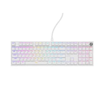 Genesis Gaming Keyboard Thor 404 US RGB Mechanical White Gateron Yellow Pro (NKG-2299) (GNSNKG-2299)