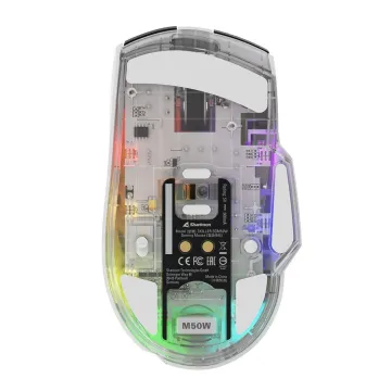 Sharkoon SGM50W Ασύρματο RGB Gaming Ποντίκι 6400 DPI Λευκό (SGM50W) (SHRSGM50W)