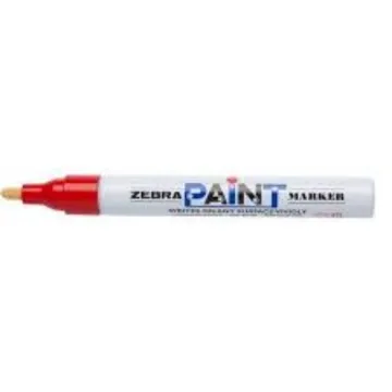 Zebra Μαρκαδόρος Λαδιού 3.0mm Μέτρια Μύτη Κόκκινο (ZB-51013) (ZEB51013)