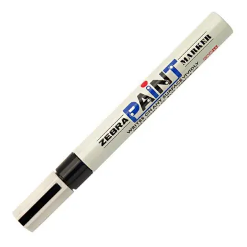 Zebra Μαρκαδόρος Λαδιού 3.0mm Μέτρια Μύτη Μαύρο (ZB-51011) (ZEB51011)