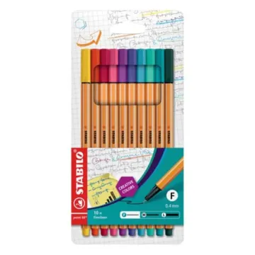Stabilo Pointvisco Pen Ballpoint Red (1099/40) (STAB1099-40)