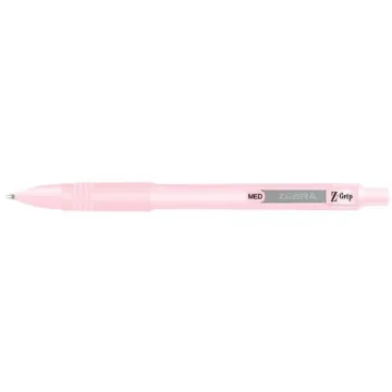 Zebra Στυλό Ballpoint Pastel Pink 1.0mm με Μπλε Μελάνι Z-Grip Smooth (ZB-91807) (ZEB91807)