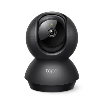 TP-LINK Pan/Tilt Home Security WiFi Camera 1080p Full HD Black(TAPO C201) (TPC201)