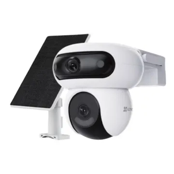 Ezviz Outdoor HB90x Dual 4G Kit Dual-Lens All-Day Recording 4G Camera + 8W Solar Panel (HB90X 4G Kit)