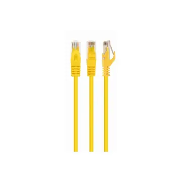 Cablexpert U/UTP Cat.6 Καλώδιο Δικτύου Ethernet 1m Κίτρινο (PP6U-1M/Y) (GEMPP6U-1M-Y)