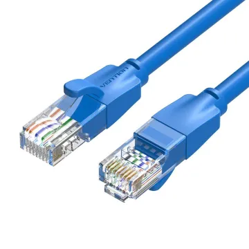 VENTION Flat Cat.7 Patch Cable 1M Black (ICABF) (VENICABF)