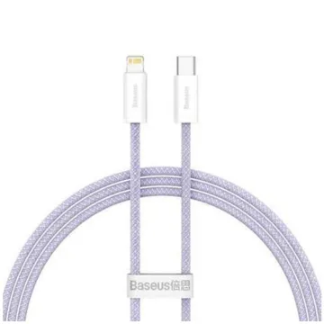 Baseus Καλώδιο USB-C σε Lightning Dynamic 2 Series, 20W, 2m Λιλά (CALD040305) (BASCALD040305)