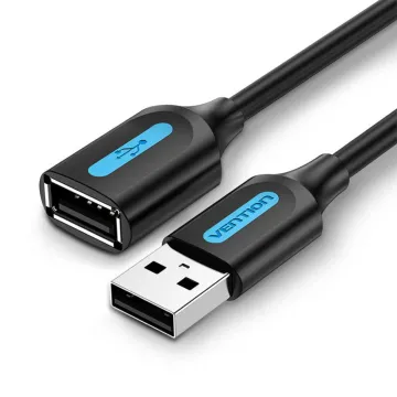 VENTION Nylon Braided USB 2.0 C Male to C Male 5A Cable 1.2M Black Zinc Alloy Type (CTYBAV) (VENCTYBAV)