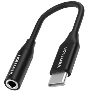 VENTION USB 2.0 A Male to C Male 3A Cable 0.25M Black PVC Type (CTWBC) (VENCTWBC)