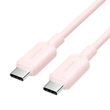 VENTION Cotton Braided USB 4.0 Type-C to Type-C 5A Cable 1M Gray Aluminum Alloy Type (TAVHF) (VENTAVHF)