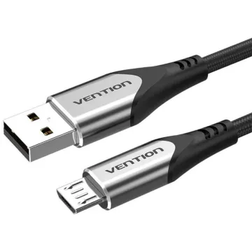 VENTION USB 2.0 A Male to C Male 3A Cable 0.25M Black (COKBC) (VENCOKBC)