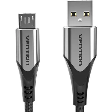 VENTION USB-C to USB 2.0-A Fast Charging Cable 1M Gray Aluminum Alloy Type (COFHF) (VENCOFHF)