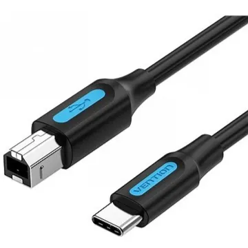 VENTION USB 2.0 A Male to Type-C Male 3A Cable 0.5M Black (CTHBD) (VENCTHBD)