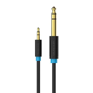 VENTION 3.5mm Male to 2RCA Male Cable 0.5M Black (BCLBD) (VENBCLBD)
