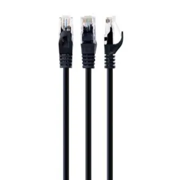 Cablexpert U/UTP Cat.6 Καλώδιο Δικτύου Ethernet 0.25m Μαύρο (PP6U-0.25M/BK) (GEMPP6U-0.25M-BK)
