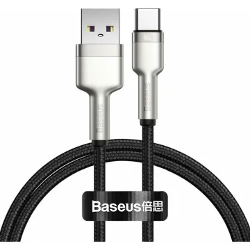 Baseus USB cable for USB-C Cafule, 66W, 1m (black) (CAKF000101) (BASCAKF000101)